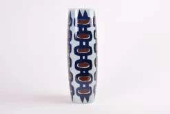 Pamono Large Danish Modern Tenera Vase with Hand-Painted Decor by Inge-Lise Koefoed for Royal Copenhagen, 1990s><noscript><img width=