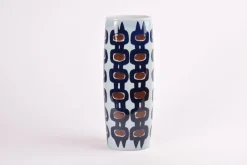 Pamono Large Danish Modern Tenera Vase with Hand-Painted Decor by Inge-Lise Koefoed for Royal Copenhagen, 1990s><noscript><img width=