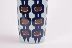 Pamono Large Danish Modern Tenera Vase with Hand-Painted Decor by Inge-Lise Koefoed for Royal Copenhagen, 1990s><noscript><img width=