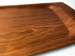 Pamono Large Danish Teak Serving Tray from Langva, 1960s><noscript><img width=