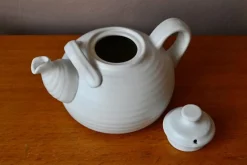 Online Pamono Large Danish White Ceramic Teapot in Scandinavian Bohemian Style