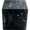 Pamono Large Decorative Paperweight Cube in Black Marquina Marble> Decorative Objects
