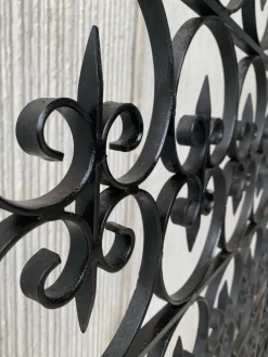 Pamono Large Decorative Wrought Iron Filigree Screen or Room Divider><noscript><img width=