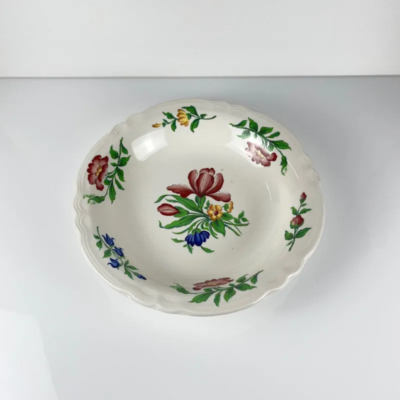 Pamono Large Deep Dish from Sarreguemines Cernay, 1970s-1980s> Serving Dishes