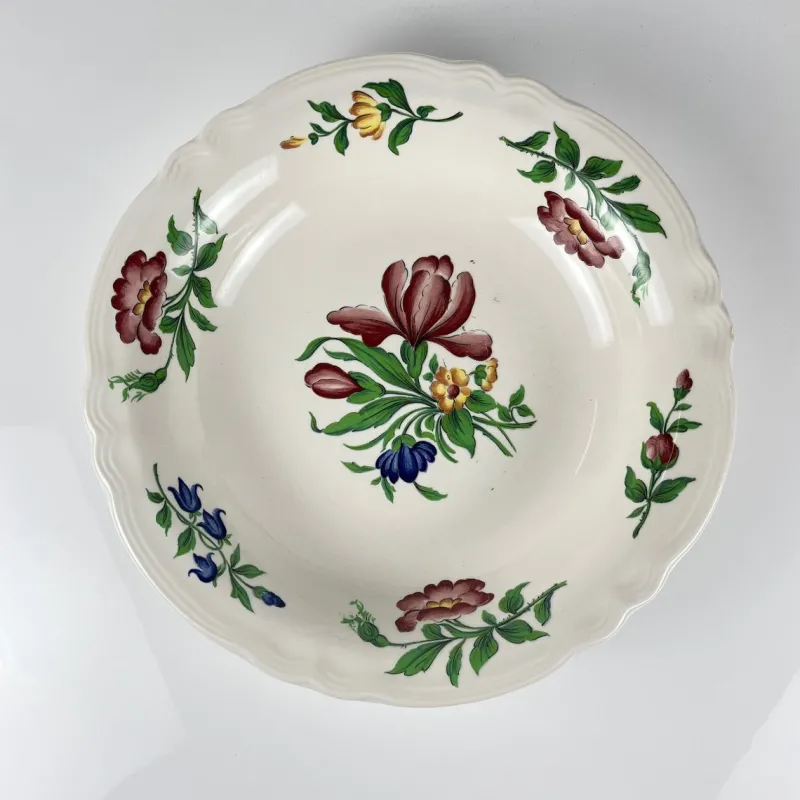Pamono Large Deep Dish from Sarreguemines Cernay, 1970s-1980s> Serving Dishes