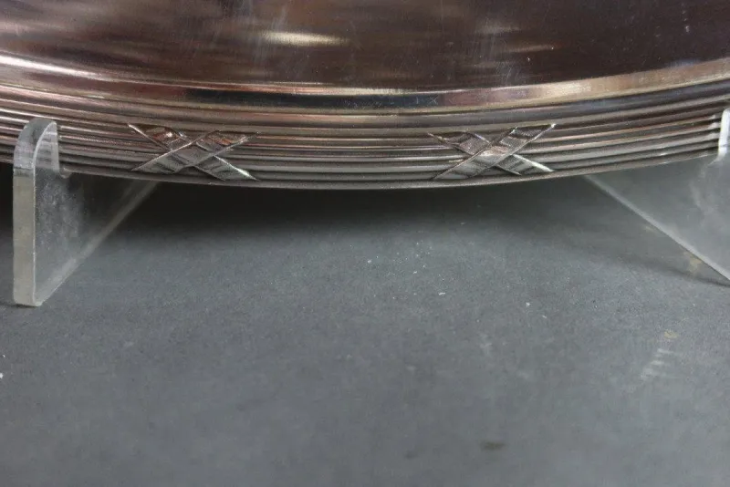 Pamono Large Dish in Silver Metal from Maison Christofle> Serving Dishes