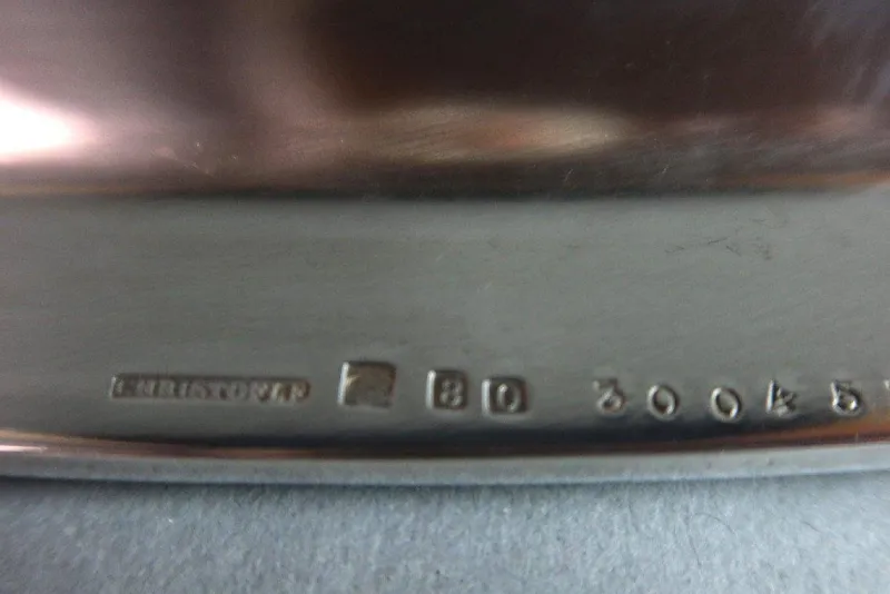 Pamono Large Dish in Silver Metal from Maison Christofle> Serving Dishes