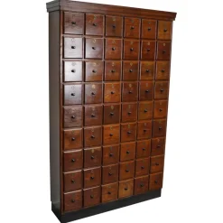 Pamono Large Dutch Oak Apothecary Cabinet, 1920s> Cabinets & Wardrobes