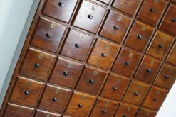 Pamono Large Dutch Oak Apothecary Cabinet, 1920s><noscript><img width=