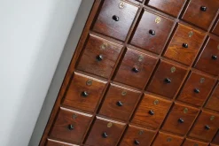 Pamono Large Dutch Oak Apothecary Cabinet, 1920s><noscript><img width=
