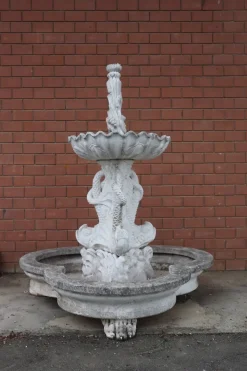 Pamono Large Early 20th Century Garden Fountains, Set of 2