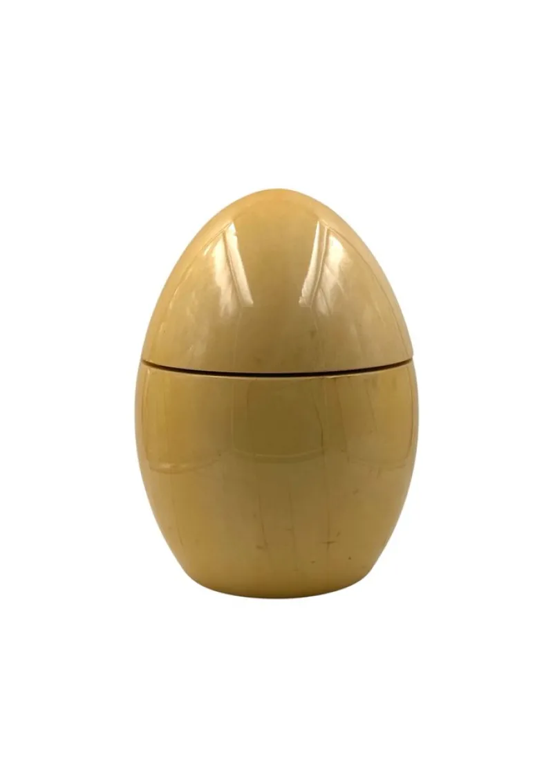 Discount Pamono Large Egg-Shaped Parchment Box by Tommaso Barbi, 1970s