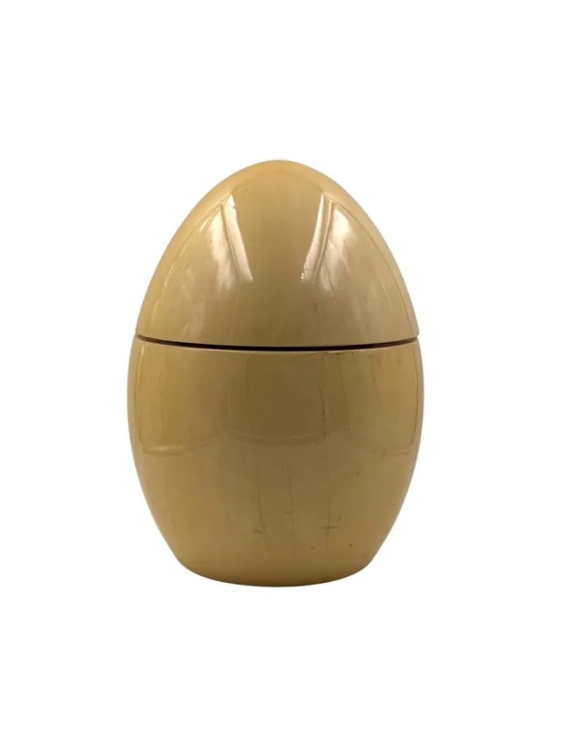 Discount Pamono Large Egg-Shaped Parchment Box by Tommaso Barbi, 1970s