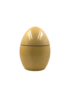 Discount Pamono Large Egg-Shaped Parchment Box by Tommaso Barbi, 1970s