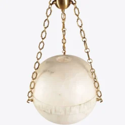 Pamono Large Elissa Alabaster Pendant from Pure White Lines><noscript><img width=