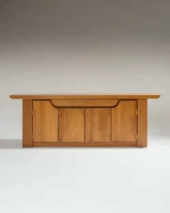 Discount Pamono Large Elm Sideboard by Luigi Gorgoni for Roche Bobois, 1980s