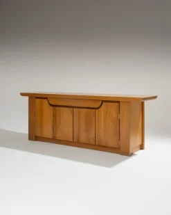 Discount Pamono Large Elm Sideboard by Luigi Gorgoni for Roche Bobois, 1980s