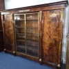 Best Pamono Large Empire Style Mahogany Bookcase, 1930s