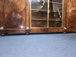 Best Pamono Large Empire Style Mahogany Bookcase, 1930s