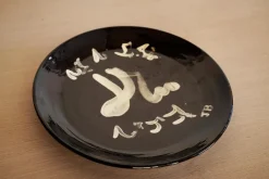 Sale Pamono Large Enamel Plate by Jean-Baptiste Van den Heede