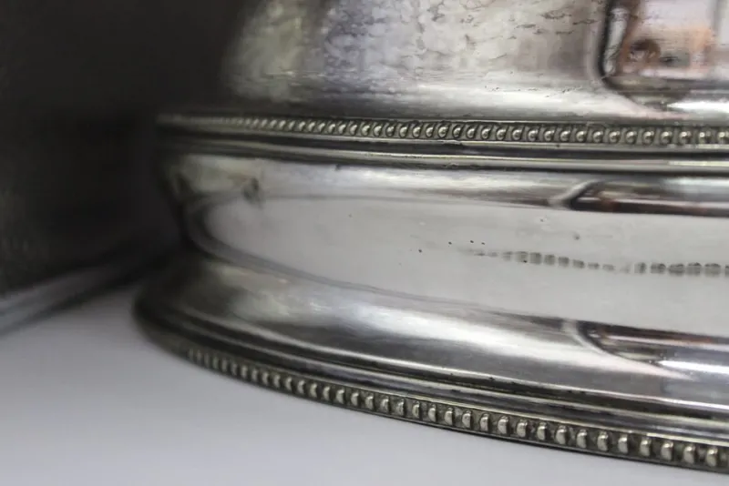 Pamono Large End of 18th Century Silver Metal Service Bell> Dinnerware Accessories