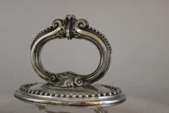 Pamono Large End of 18th Century Silver Metal Service Bell><noscript><img width=