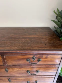 Pamono Large English George III Georgian Chest of Drawers in Wood
