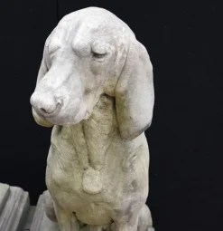 Best Pamono Large English Stone Guard Dogs Garden Statue, Set of 2