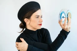 Online Pamono Large Evil-Eye Decorative Wall Piece by Dafi Reis Doron for Dafi Reis Doron Studio