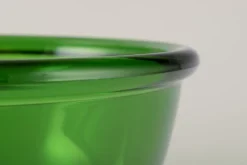 Pamono Large Finnish Luna Bowl in Green Art Glass by Kaj Franck, 1970s><noscript><img width=