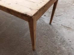 Pamono Large Fir Farm Table, 1940s><noscript><img width=