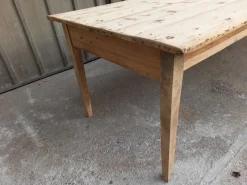 Pamono Large Fir Farm Table, 1940s><noscript><img width=