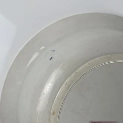 Pamono Large Fontange Hollow Dish in Earthernware from Sarreguemines, 19th-20th Century