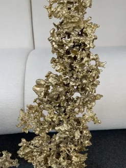 Outlet Pamono Large French Gilt Bronze and Amethyst Sculptures by Boeltz, 1970s, Set of 2