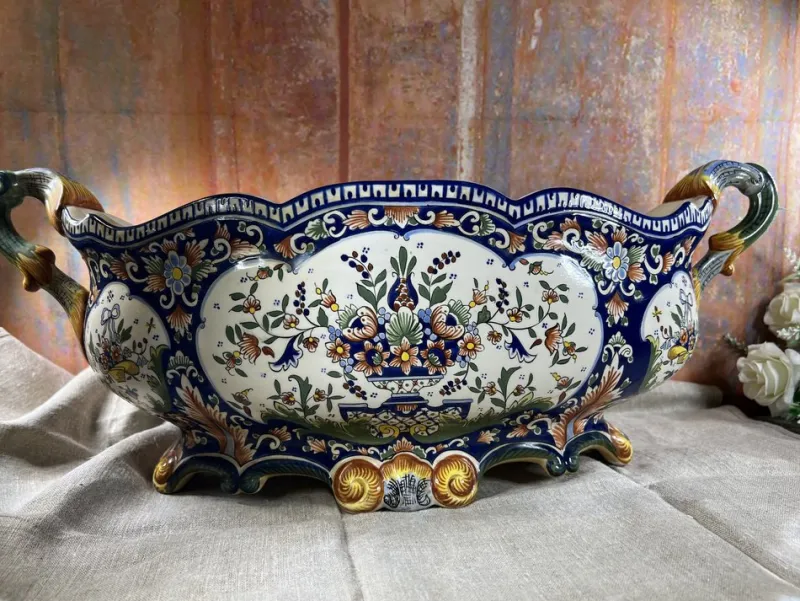 Outlet Pamono Large French Planter Decor Rouen, 1900s