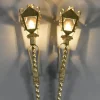 Pamono Large French Wall Sconces, 1950s, Set of 2> Wall Lights & Sconces