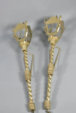 Pamono Large French Wall Sconces, 1950s, Set of 2><noscript><img width=