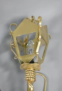 Pamono Large French Wall Sconces, 1950s, Set of 2><noscript><img width=