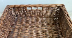 Pamono Large French Wicker Bakery Basket, 1950s><noscript><img width=