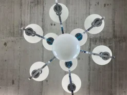 Pamono Large Functionalist Bauhaus Chandelier, 1930s><noscript><img width=