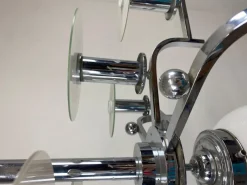 Pamono Large Functionalist Bauhaus Chandelier, 1930s><noscript><img width=