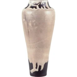 Best Pamono Large German Ceramic Vase with Floating Glaze, 1980s