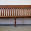 Pamono Large German Church Bench in Oak> Benches