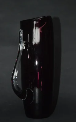 Pamono Large Glass Carafe attributed to Wszewłod Sarnecki, Poland, 1980s> Glassware