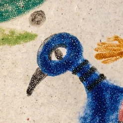 Pamono Large Glazed Ceramic Plaque by Marie-Henriette Bataille, 1960s><noscript><img width=
