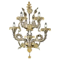 Pamono Large Gold Wall Sconce by Simoeng> Wall Lights & Sconces