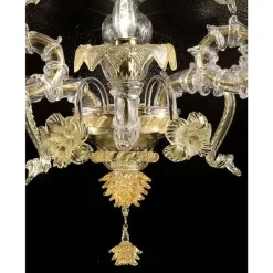 Pamono Large Gold Wall Sconce by Simoeng><noscript><img width=