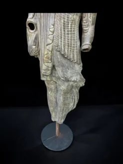 Pamono Large Greek Bronze Sculptures from the Achaean Period, 1940s, Set of 2><noscript><img width=
