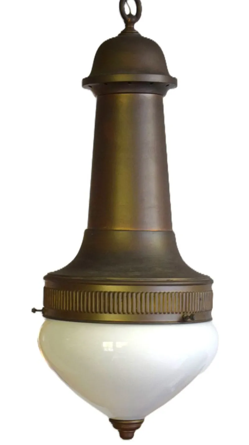 Hot Pamono Large Hall Lamp by Otto Wagner, 1890s