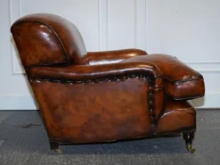 Pamono Large Hand Dyed Leather Chairs, Set of 2><noscript><img width=